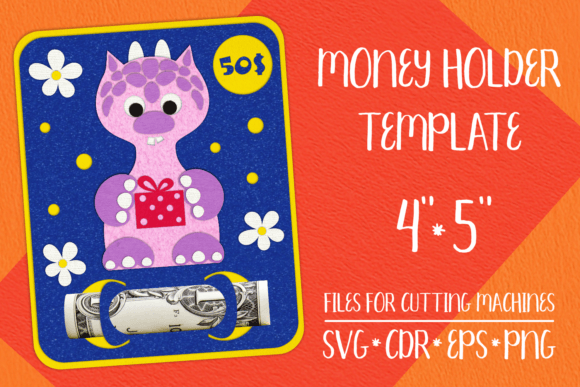 Download Funny Monster Birthday Money Holder - Premium Resources