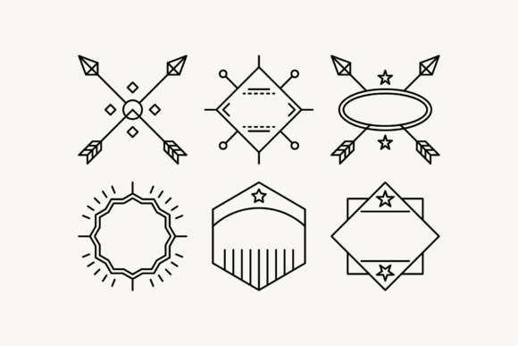 Download Minimalist Outline SVG Clipart Badges - Outline svg clipart Collection